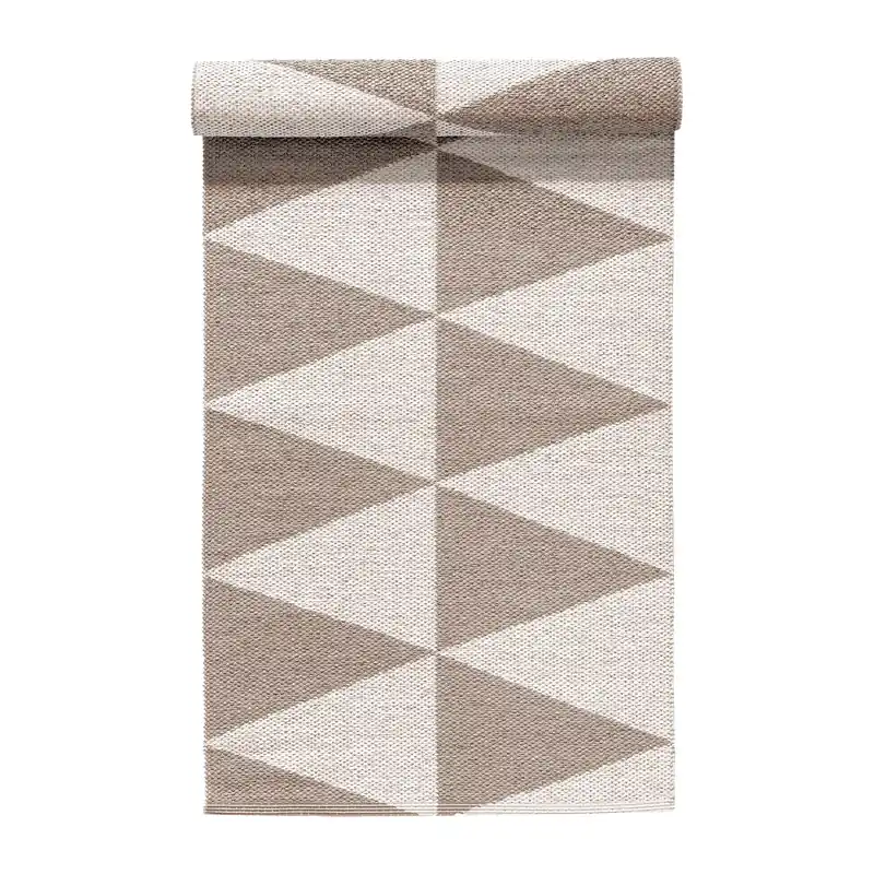Rime plastic rug greige, 70x200cm Wholesale