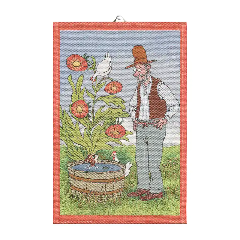 Pettson & Findus kitchen towel, Matlagning Express Delivery