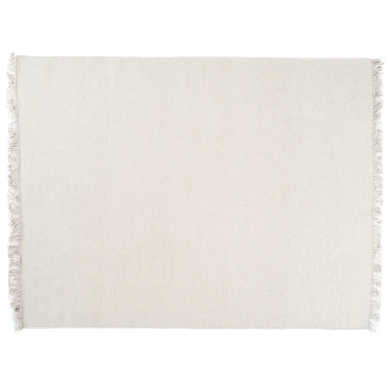 Rainbow wool carpet 200x300 cm, White Modern