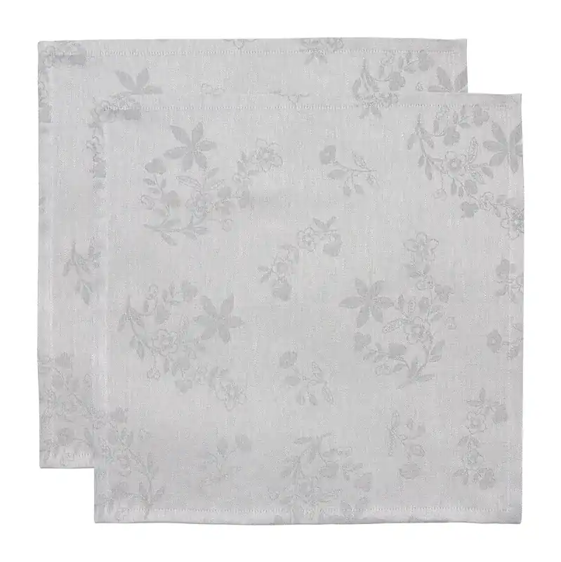 Free Delivery Ostindia Black fabric napkin 45x45 cm 2-pack, Black