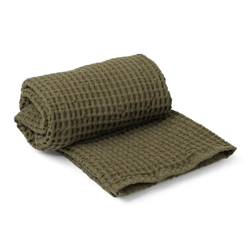 Exclusive Organic bath towel 70x140 cm, olive