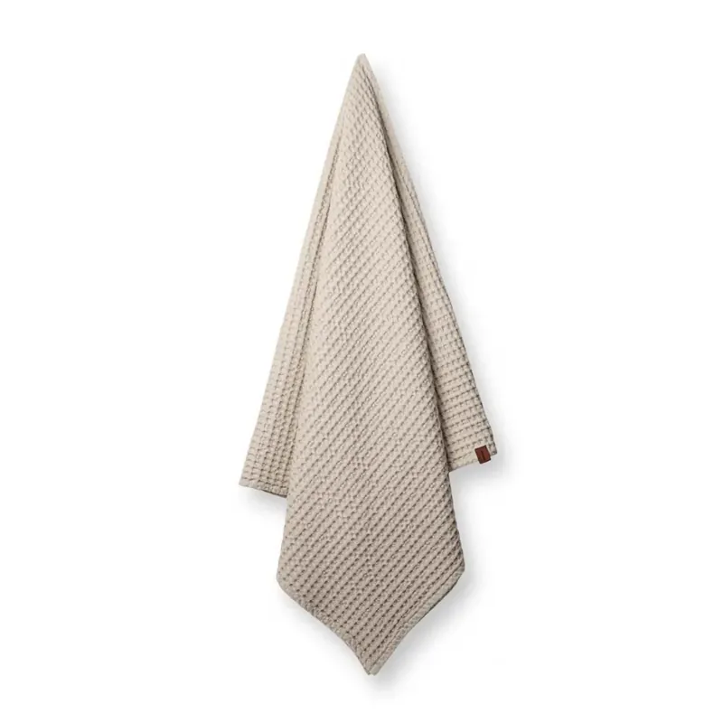 Handmade Humdakin Waffle bath towel 70x135 cm, Sea blue