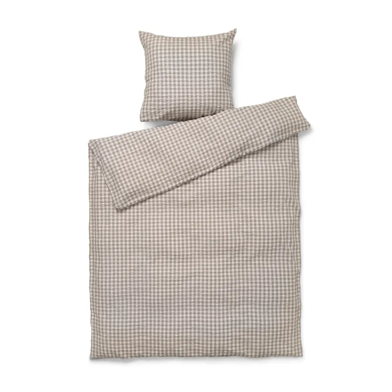 Hot Deal Bæk&Bølge bed set 150x210 cm, Dark blue-white