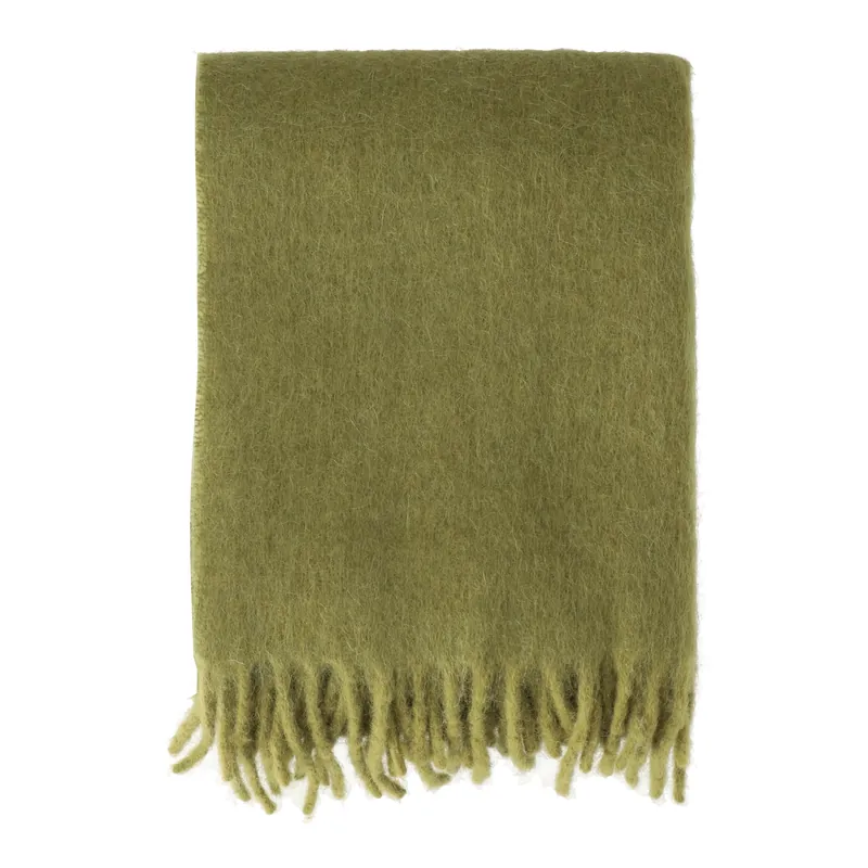 Professional Grade Dune mohair throw 130x170 cm, Wheat