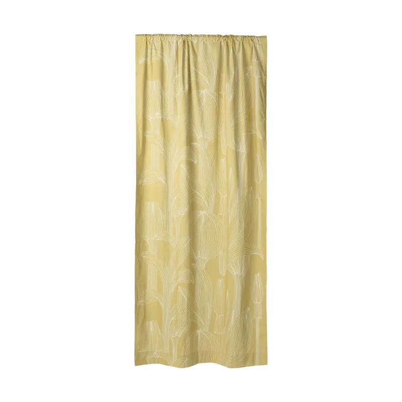 Direct From Factory Kukat Puhkeavat curtain length 135x250 cm, Khaki-white