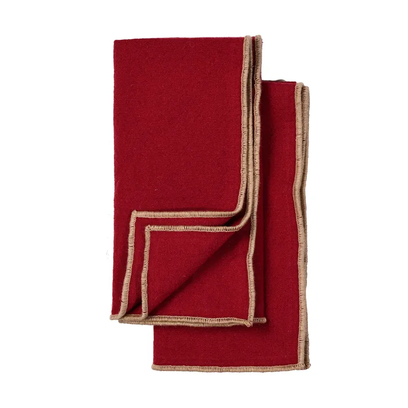 Brand New Edith napkin 45x45 cm 2-pack, Wine red