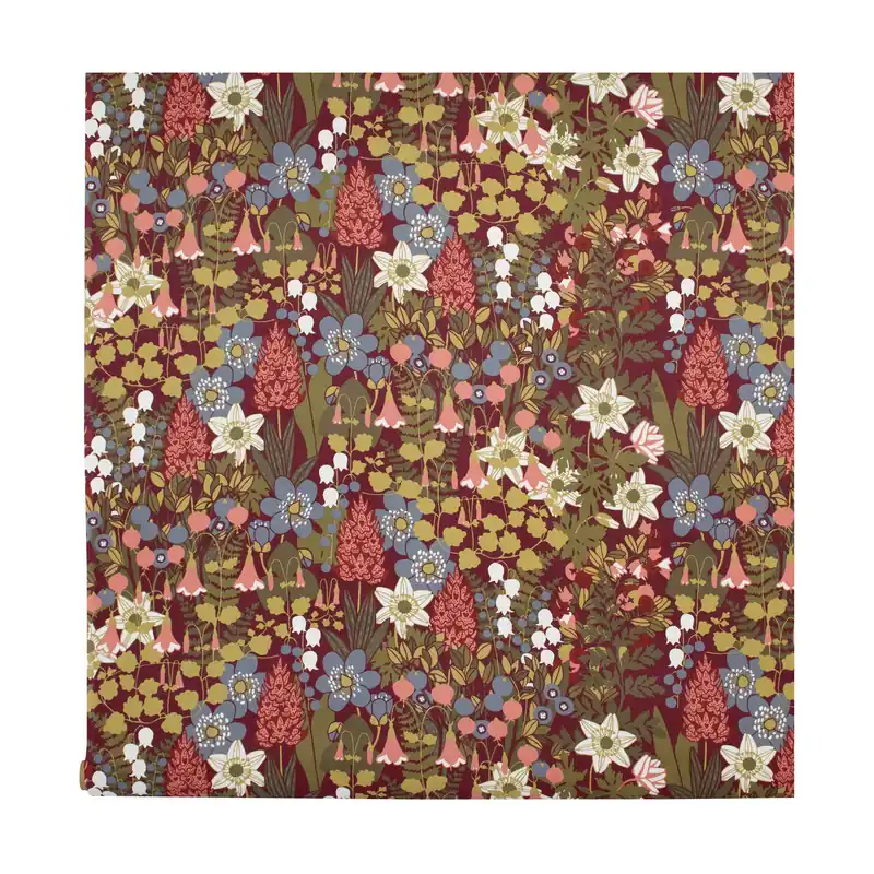 Exclusive Skogen fabric, Blue-brown