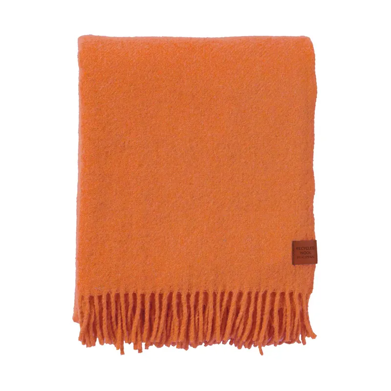 Cheap True wool throw 130x200 cm, Cream