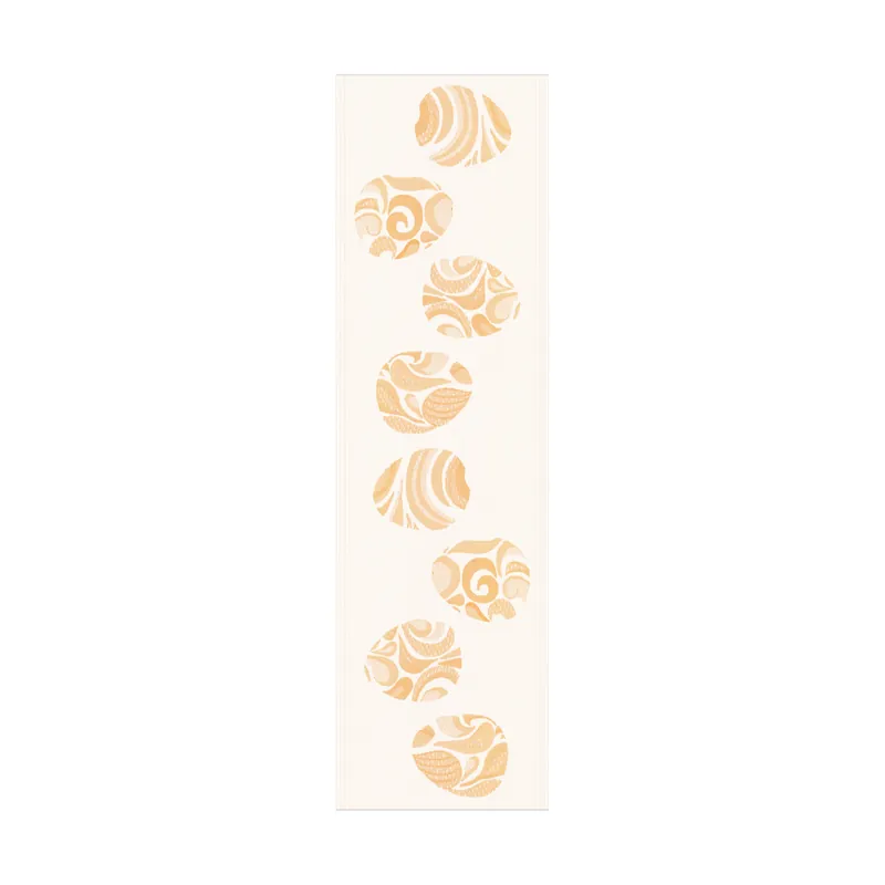 Instant Buy Angelica table runner 35x120 cm, Yellow-pink