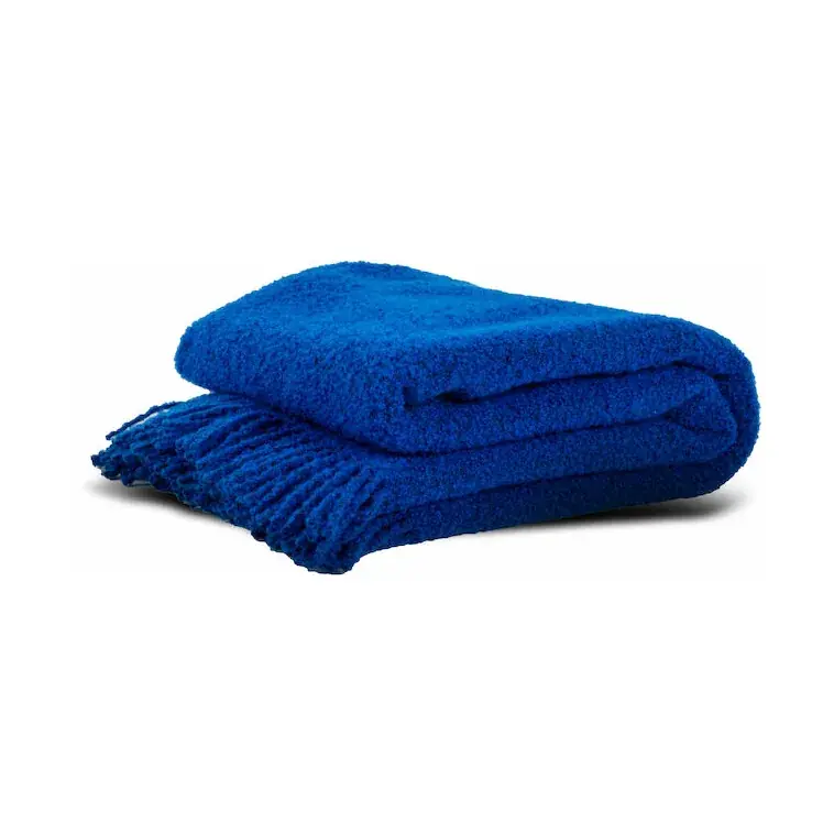 Franca throw blanket 130x170 cm, Blue While Supplies Last