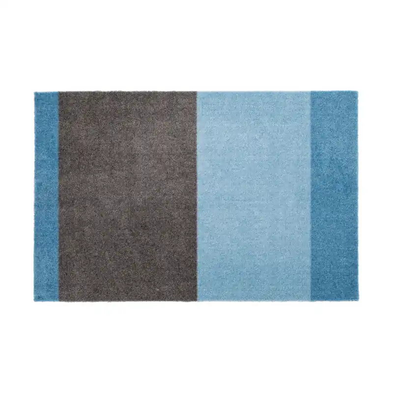 Hot Deal Stripes doormat horizontal, Cognac-dark brown-black, 60x90 cm