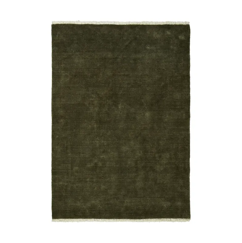 Brand New Firth jute mat, Dark olive, 140x200 cm