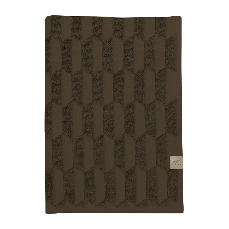 Geo towel 50x95 cm, Pine green Limited Offer