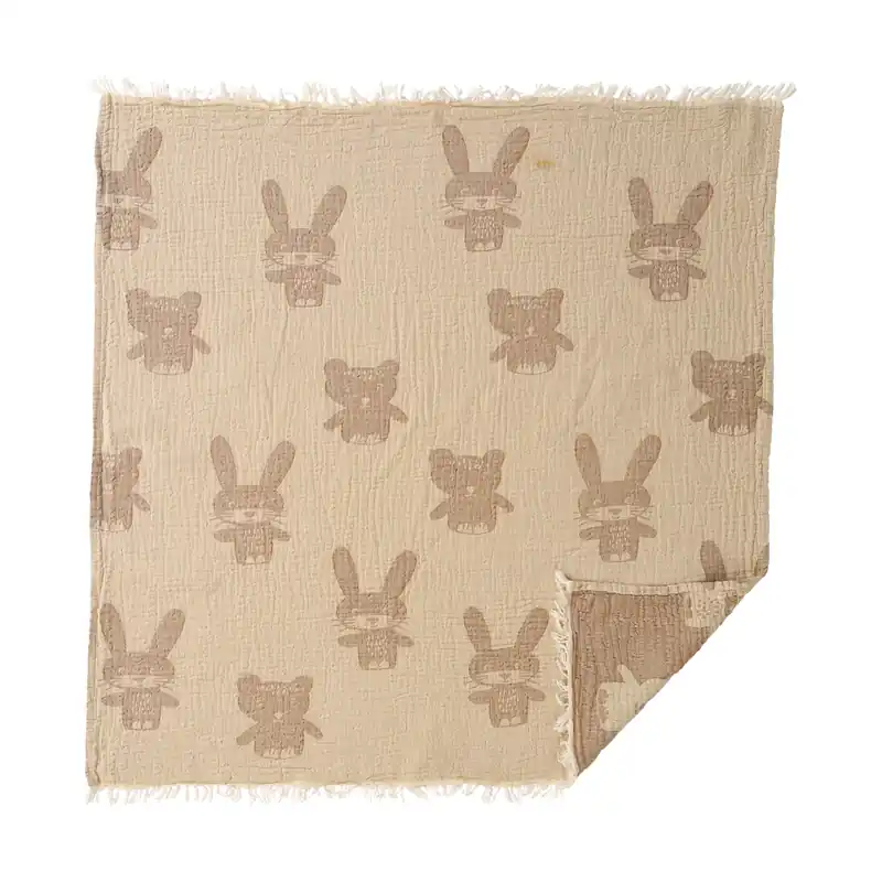 Bunny&Bear blanket 75x90 cm, Grey Premium