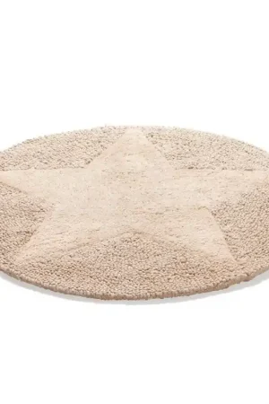 Grab Now Etol star rug round, graphite grey