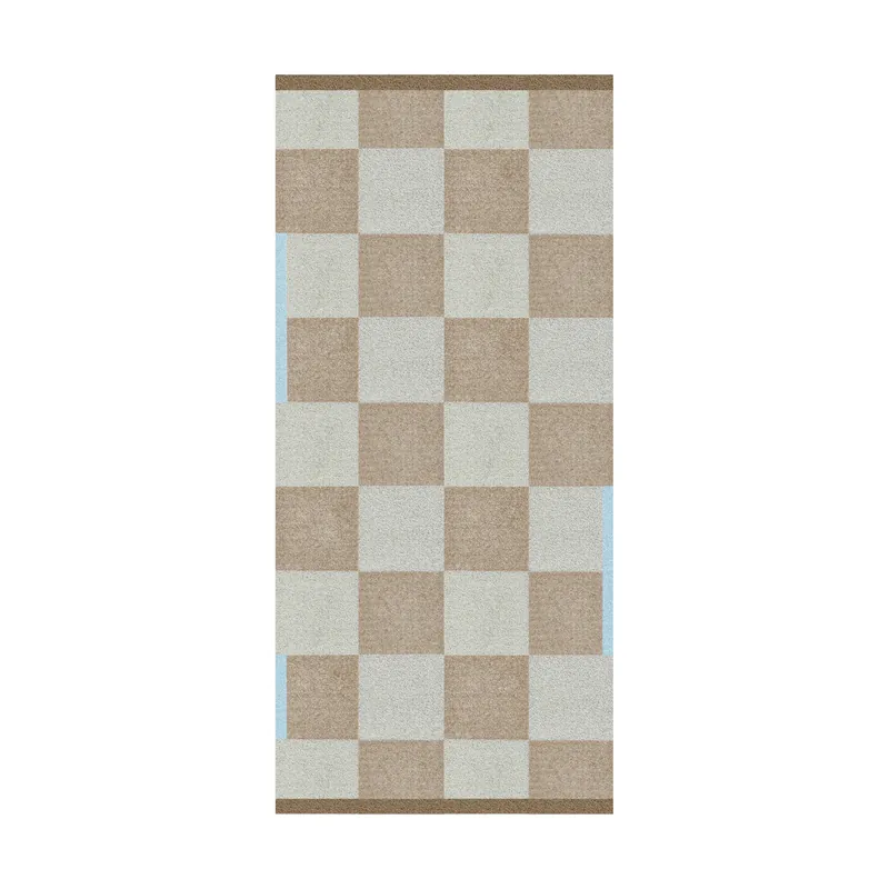 Worldwide Shipping Square all-round hallway runner, Camel, 70x150 cm