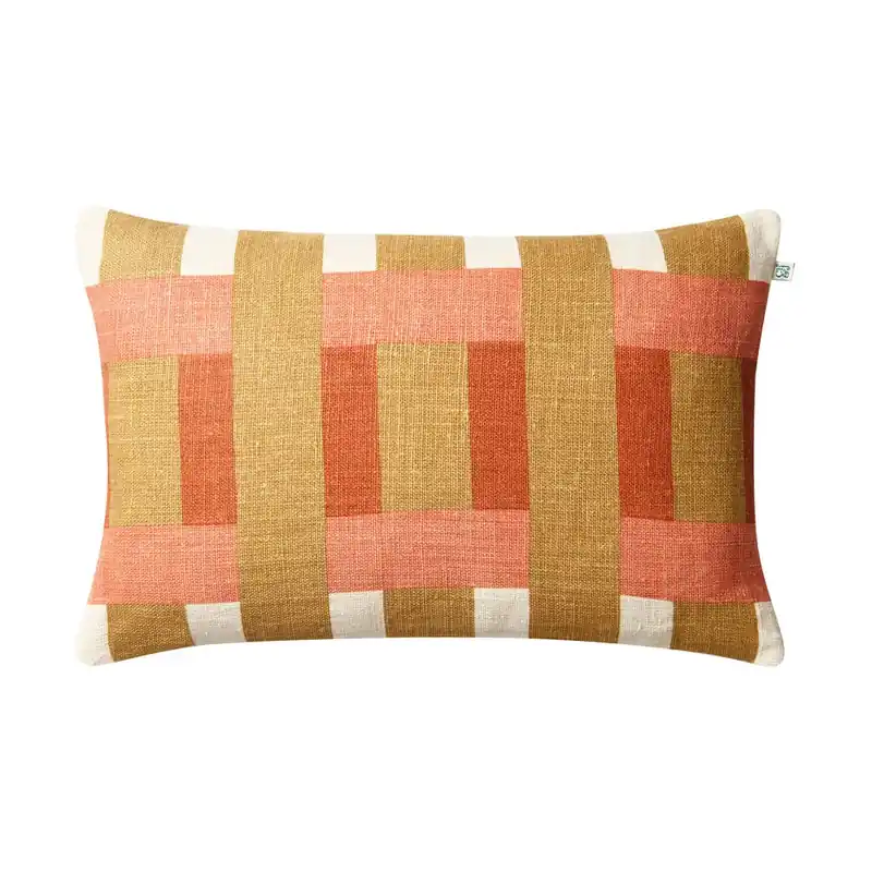 Warranty Included Benaras cushion cover 40x60 cm, Cactus green-lime-aqua