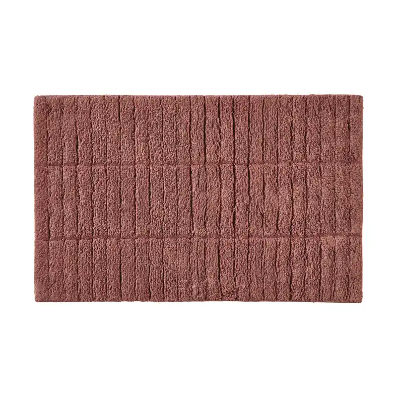 Markdown Tiles bathroom rug, Terracotta
