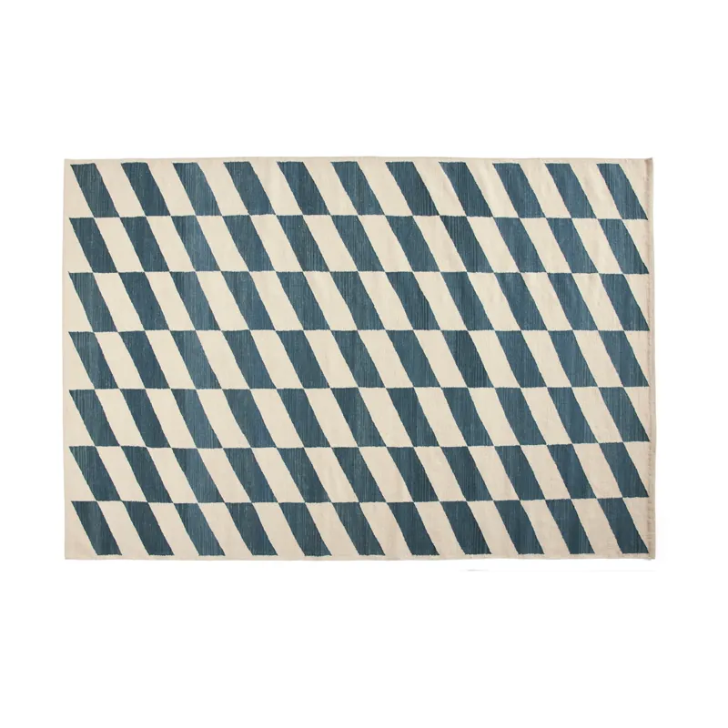 Shift Kelim carpet 200x300 cm, Blue In Demand