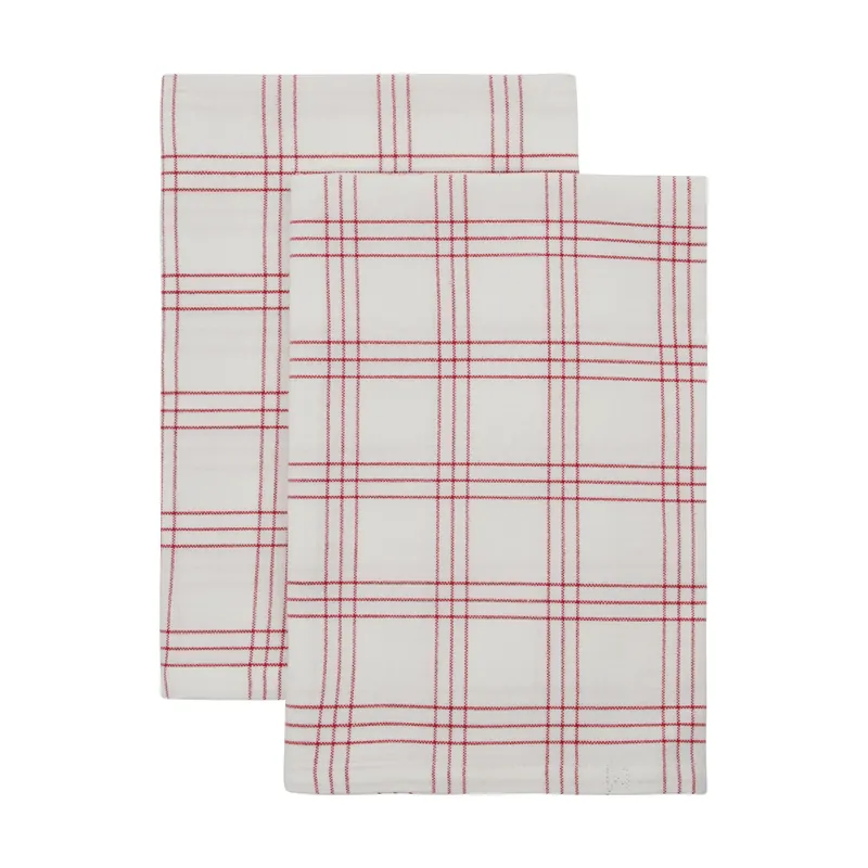 Chef kitchen towel 50x70 cm, Red-white No Minimum Order