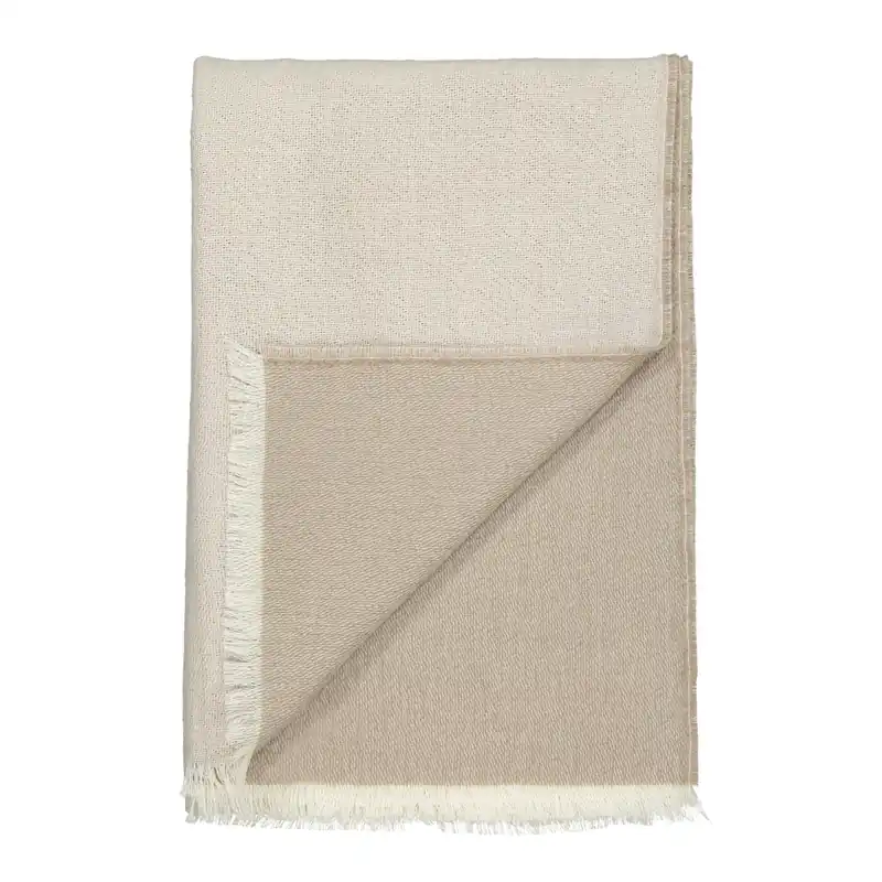 Warranty Included Venice throw, White-grey