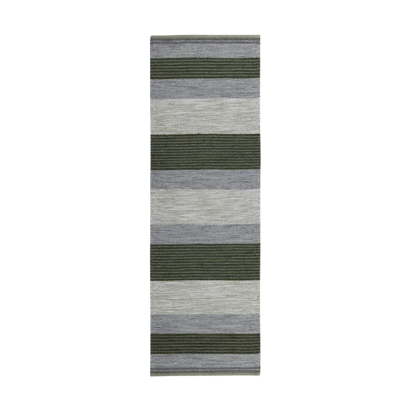 Premium Terreno hallway rug, Green, 80x250 cm