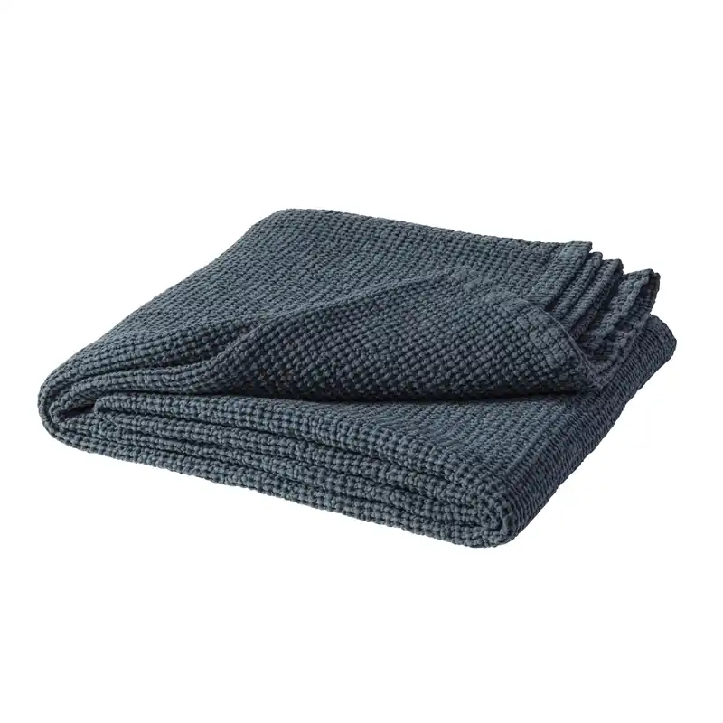 Authentic Moss bed spread 160x260 cm, charcoal (grey)