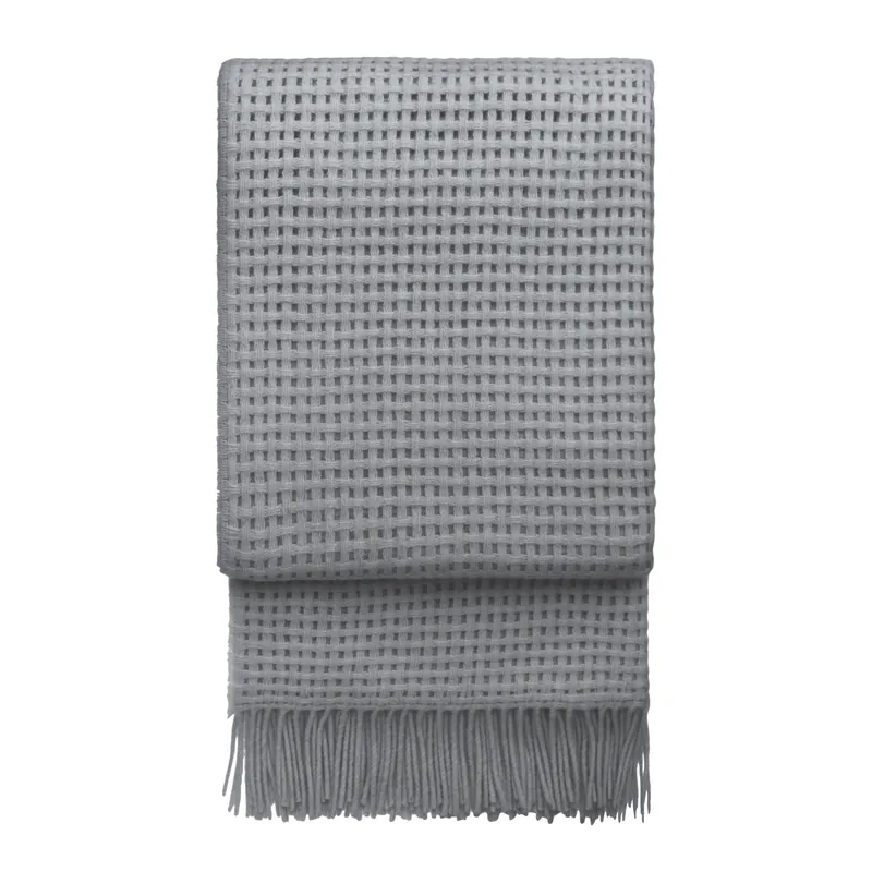 Special Discount Basket throw 130x200 cm, light grey