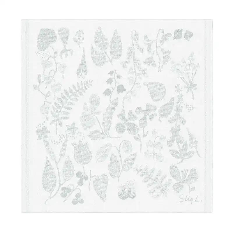 Limited Edition Herbarium napkin 35x35 cm, Grey