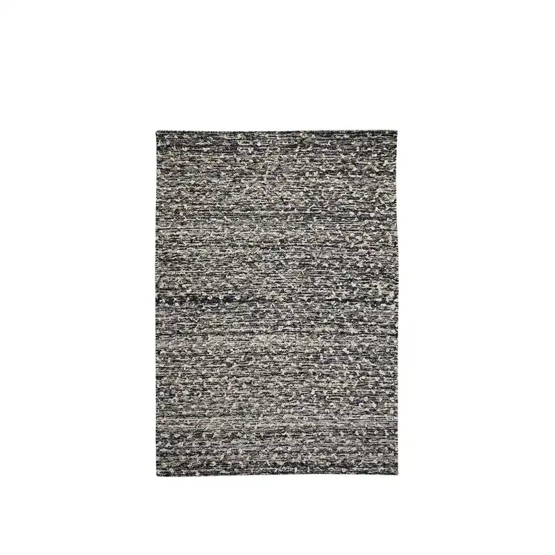 Next Day Delivery Woolly rug, Black/white, 170x240 cm
