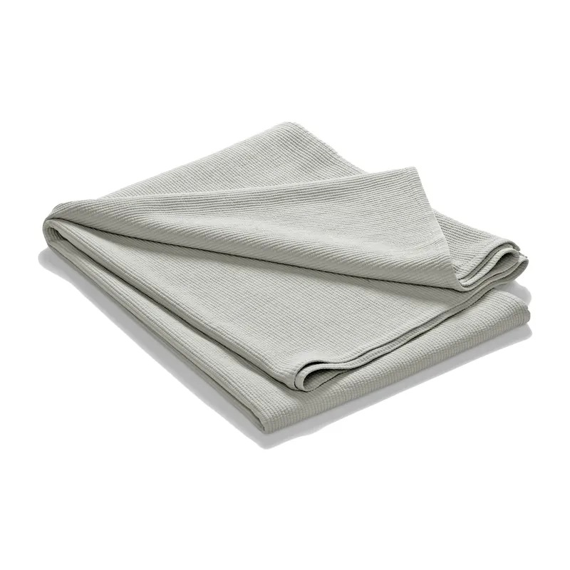 Stripe bedspread stonewashed cotton 260x260, Off white Next Day Delivery