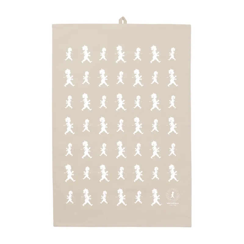 Solstickan tea towel 50x70 cm, White-black Seasonal Sale