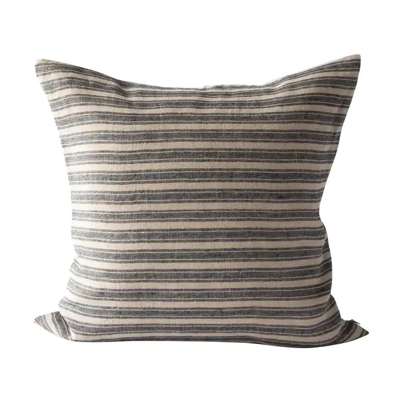 Carla cushion cover 50x50 cm, Denim stripe Hassle-Free Returns
