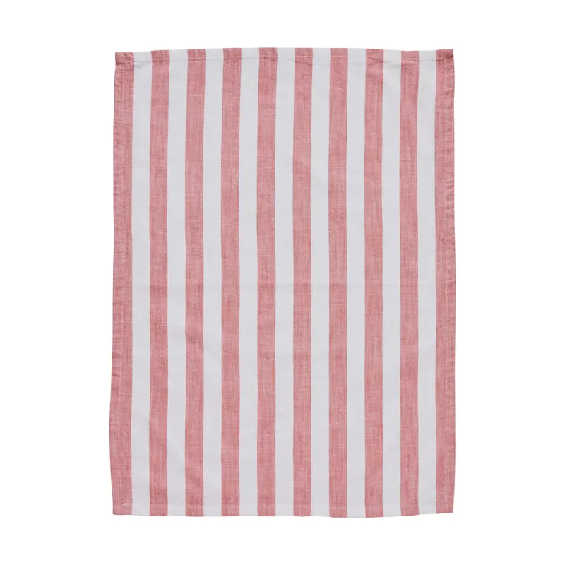 Mega Sale Olivia kitchen towel 50x70 cm, Off white-dark coral