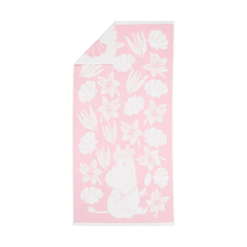 Markdown Moomin bath towel 70x140 cm, Hattifnattarna blue