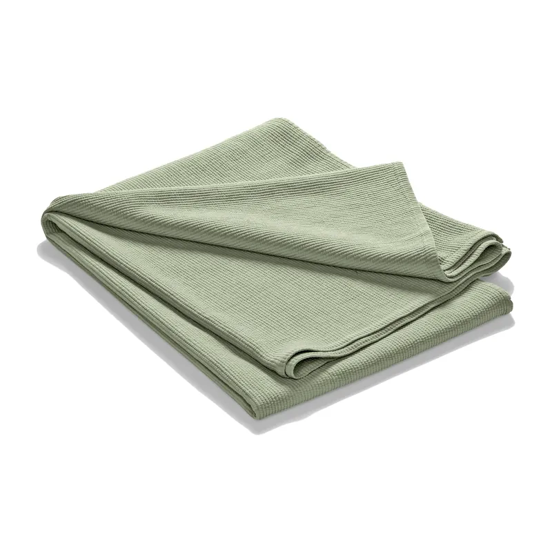Seasonal Sale Stripe bedspread stonewashed cotton 180x260, Off white