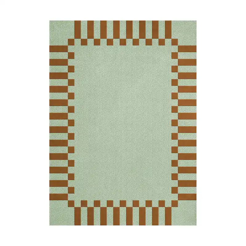 Teklan frame wool rug, Mulberry sky, 180x270 cm Low Price