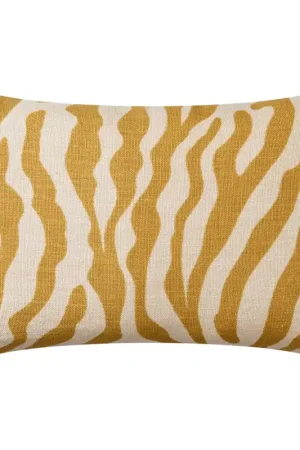 Zebra cushion cover 40x60 cm, spicy yellow Reduced Price