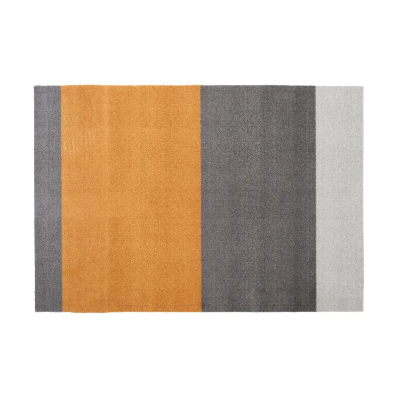 Don’t Miss Out Stripes hallway rug horizontal, Ivory-dijon-brown. 90x200 cm