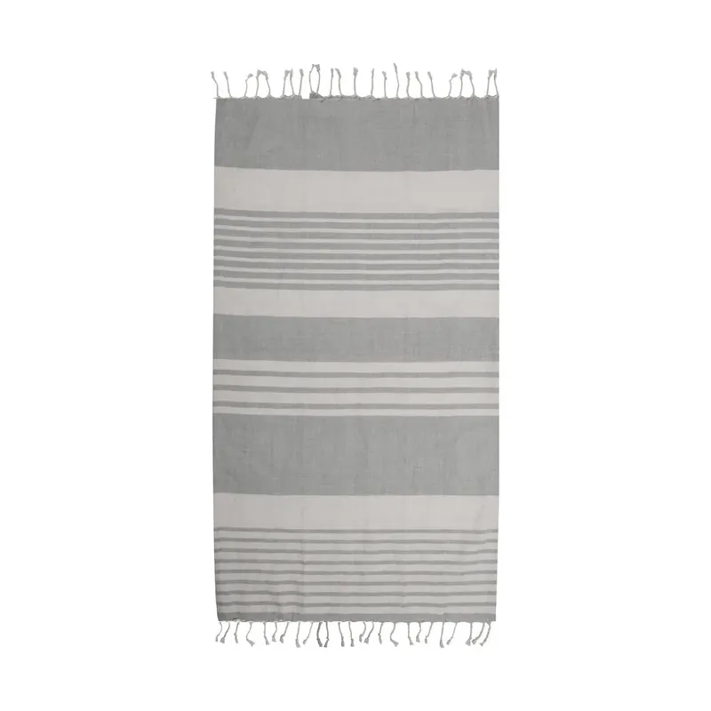 Ella hamam striped bath towel 145x250 cm, Blue Bargain