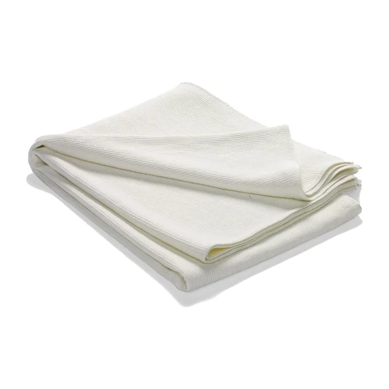 Stripe bedspread stonewashed cotton 260x260, Off white No Minimum Order