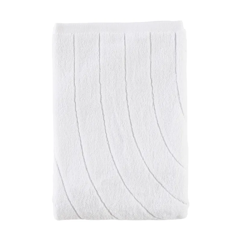 Handmade Time bath towel 70x140 cm, Soft grey