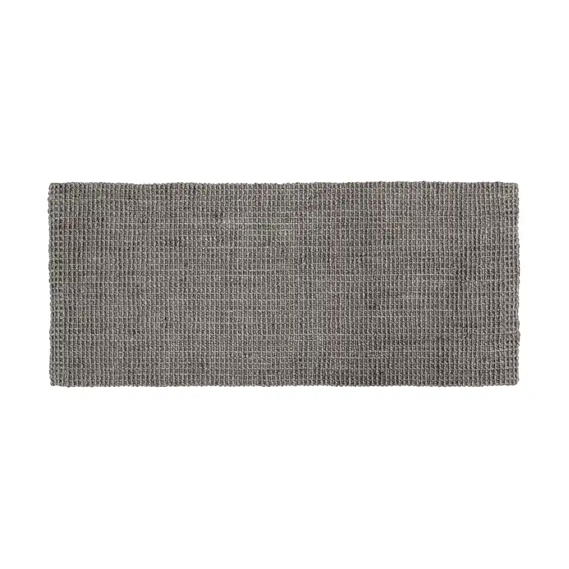 Hot Deal Julia jute rug, Cement Grey. 80x180 cm