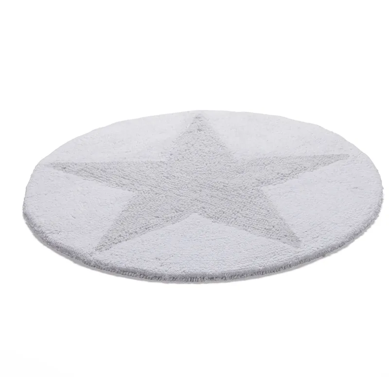Etol star rug round, graphite grey Deal
