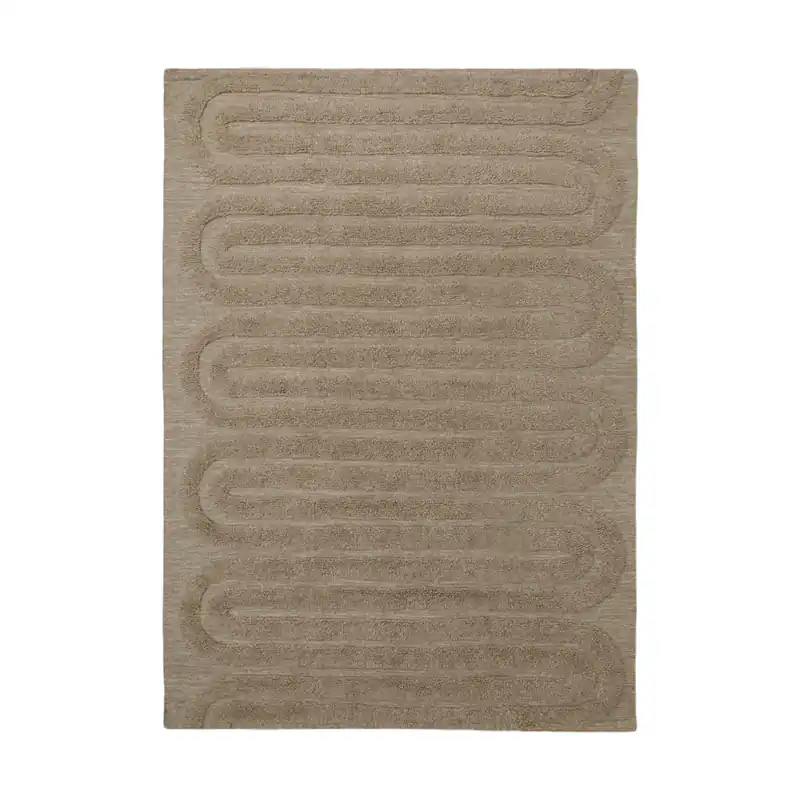 Riklund wool carpet 190x290 cm, Beige-melange Fan Favorite