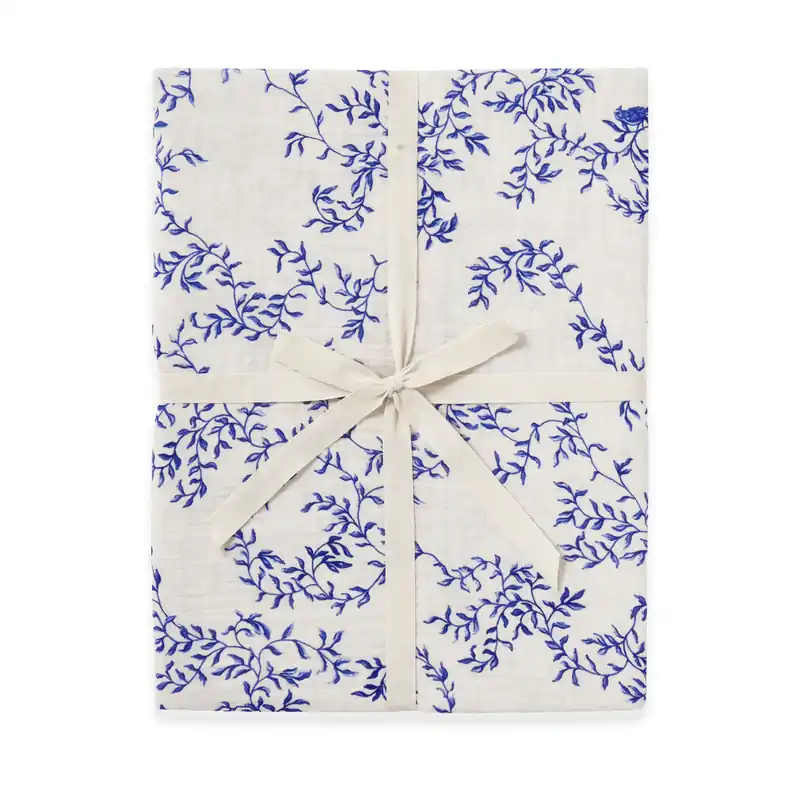 Jardim Muslin fitted sheet, 60x120x20 cm Shop Now