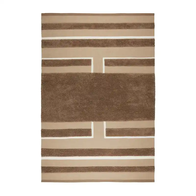 Clearance Veda rug 200x300 cm, Mocha-beige-off white