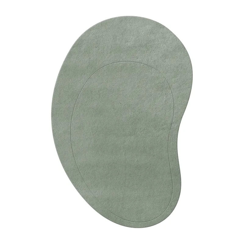 In Demand Residue wool carpet, Sage. 235x350 cm