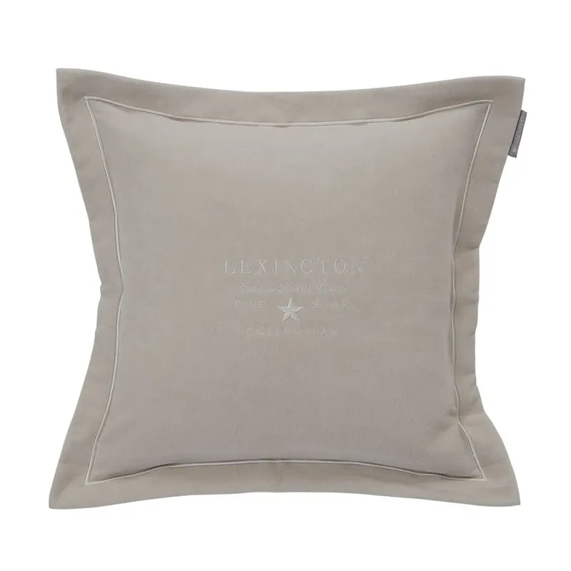 Last Chance Hotel Velvet pillowcase 50x50 cm, Beige