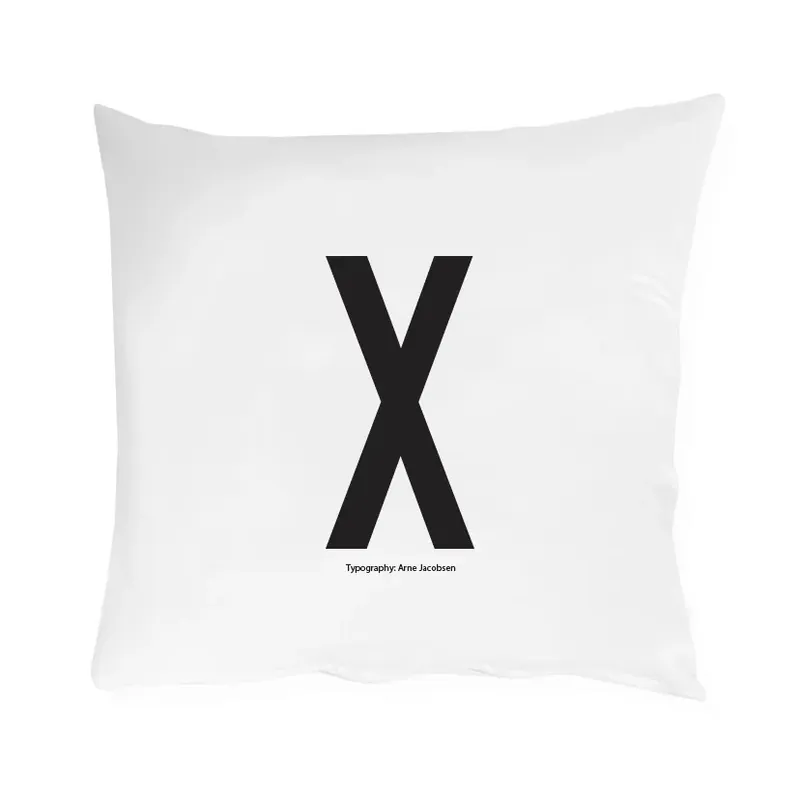 Markdown Design Letters pillow case 60x50 cm, H